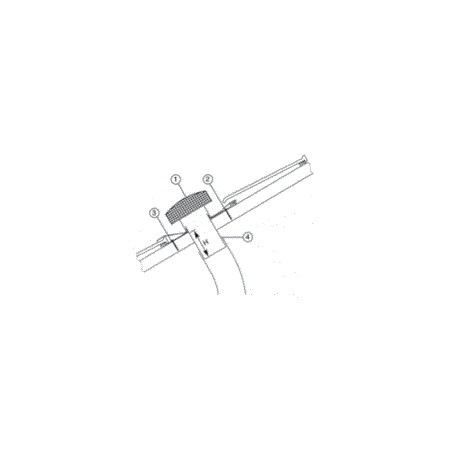 2-in-1 cap and roof penetration for a ventilation system roof outlet