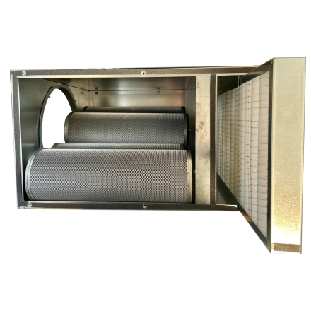 Campana Extractora PRO para restaurante con cartuchos de carbón