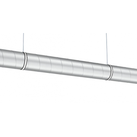 Collarín de fijación aislado para conductos de ventilación