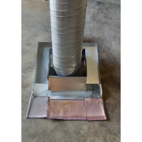 Suporte para condutas, descarga do ar no telhado, ventilçao industrial