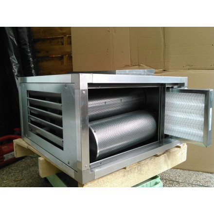 G4 filter with frame for activated carbon filter housing: L610 x D305 x H45 mm