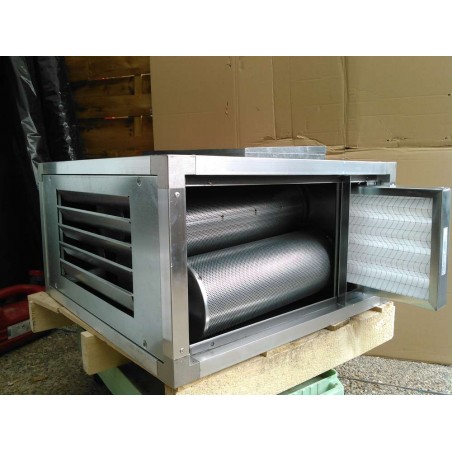 G4 filter with frame for activated carbon filter housing: L610 x D305 x H45 mm