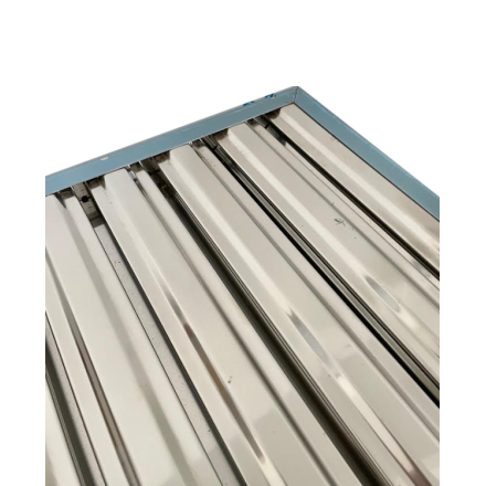 high-efficiency pleated filter with dual filtration for ventilation systems