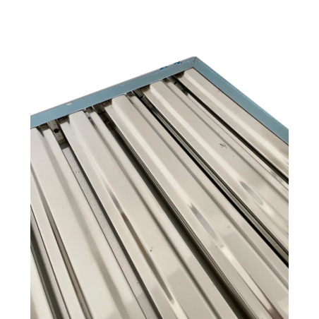high-efficiency pleated filter with dual filtration for ventilation systems