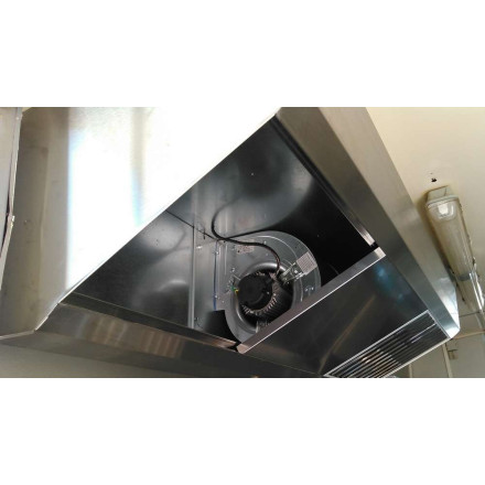 Campana industrial de 1 a 2 m para cocinas pequeñas o techos bajos