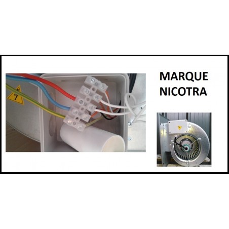 Motor ventilador 2600 DD7/9 2600 m3/h - compatible con todas las campanas pro