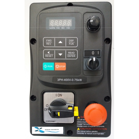 1.5 kW TRI Variable Speed Drive, IP55 + Forced-On Mode for TRI Turret