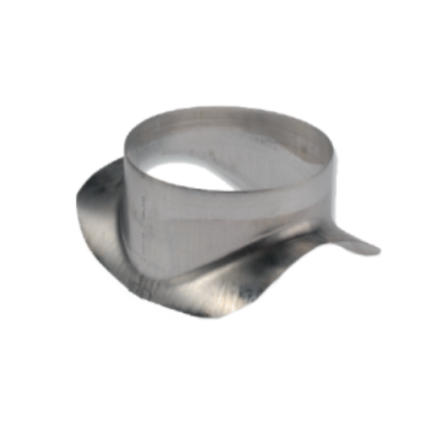 Galvanized circular vent for air distribution system