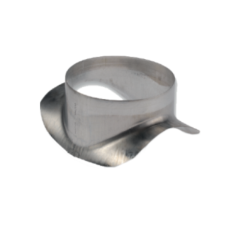 Galvanized circular vent for air distribution system
