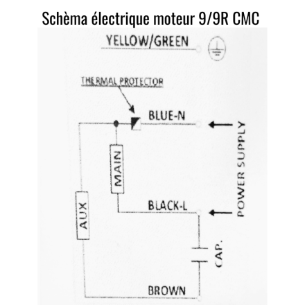 Motor 8/9-9/9T 3000m3/h Nicotra - Compatible con todas las campanas profesionales
