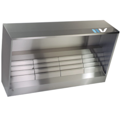Professional stainless steel condensation-type range hood for laundromats or ovens