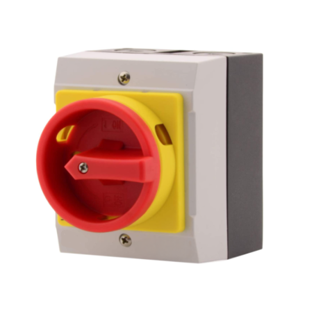Padlockable switch for a professional kitchen ventilation system