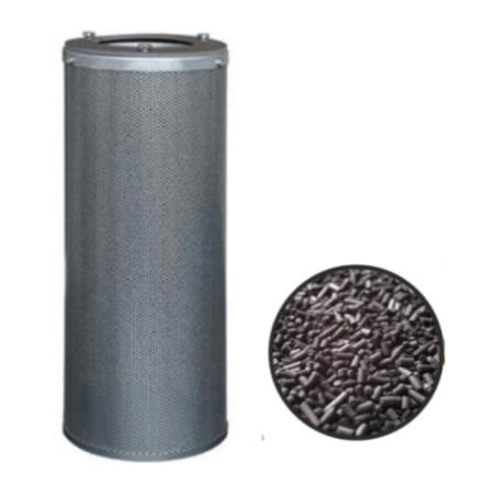 cartridge for an odor-control charcoal filter