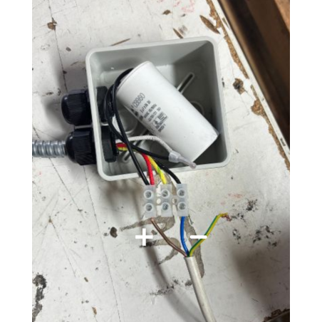 Extractor de tejado 230V 2500m3/h - Cocción a leña