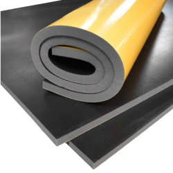 Sound-insulating foam roll for reducing noise from engine compartments