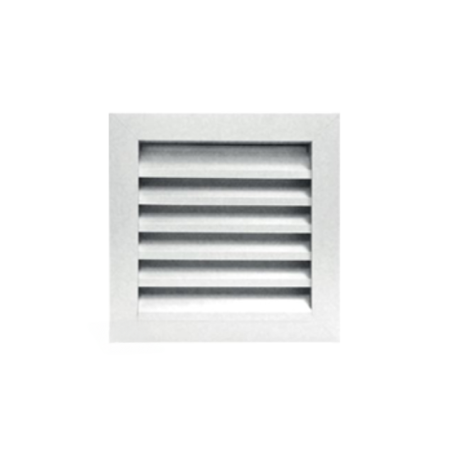 square aluminum exterior grille