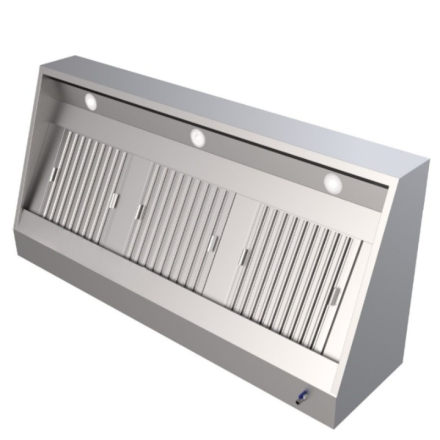 professional range hood with light