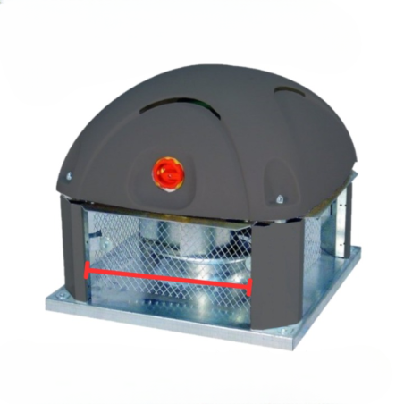 Kit deflector vertical TH - extractor de tejado