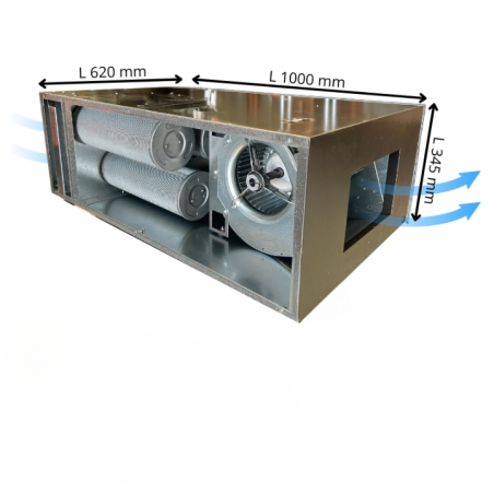 Caja con 6 escobillas de carbón antiolor y motor integrado