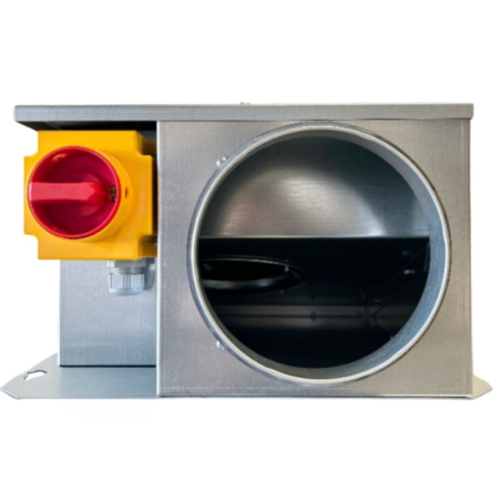 Caja de tratamiento de aire extraplana 500m3/h 230V