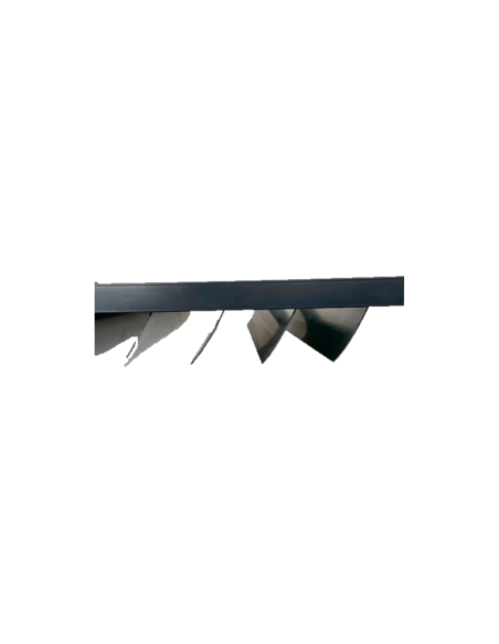 Front-facing outlet shutter