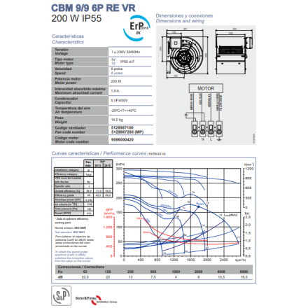 DDM 9/9 6P CTA Motor