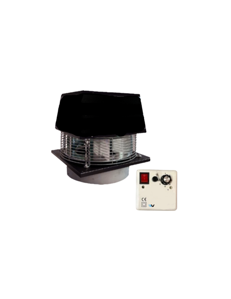 Extractor de tejado 230V 2500m3/h - Cocción a leña