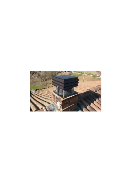 Campana de acero inoxidable, Extractor de tejado, Regulador de intensidad de 220 V