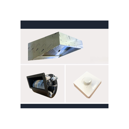 Pack completo - Campana pequeña restaurante - Campana Pro ECO