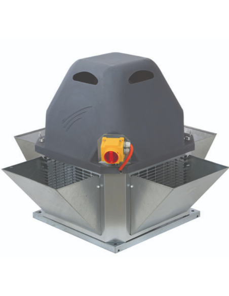 Extractor de tejado VENTILECO T45 230v 5200 m3/h extracción de humos
