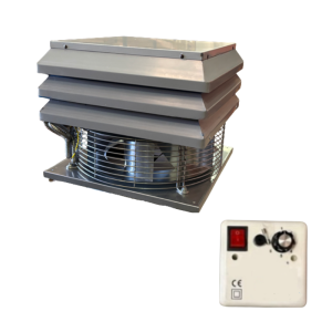 Extractor de tejado 230V 2500m3/h - Cocción a leña