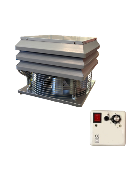 Extractor de tejado 230V 2500m3/h - Cocción a leña