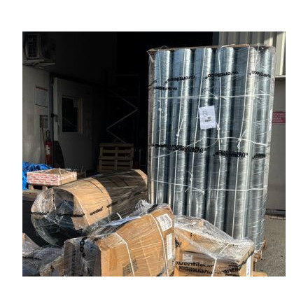 Conducto galvanizado de 2 m para red de ventilación - Ø 160 a 450 mm