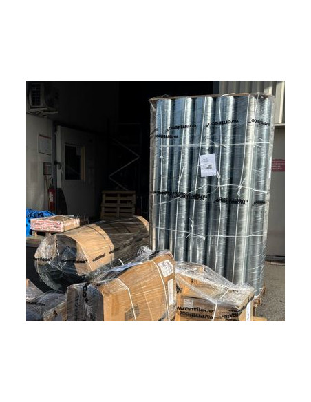 Conducto galvanizado de 2 m para red de ventilación - Ø 160 a 450 mm