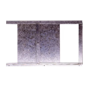 Tapón de acero galvanizado para red de ventilación profesional