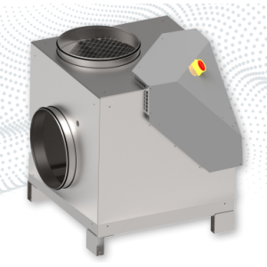 Caixa de filtragem com capacidade de 7500 m³/h, 400 °/2h, triagem