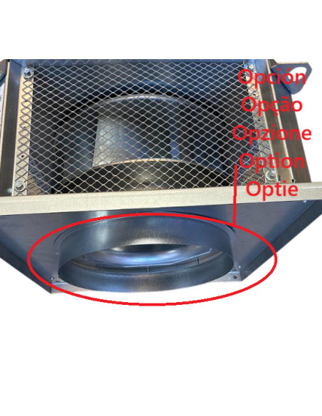 Torretta di aspirazione T32- 230v 2000 m3/h estrazione fumi standard