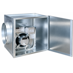 Caixa compacta de 3600 m³/h, 220 V, norma 400 °C/2 h