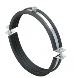 Collarín de fijación aislado para conductos de ventilación