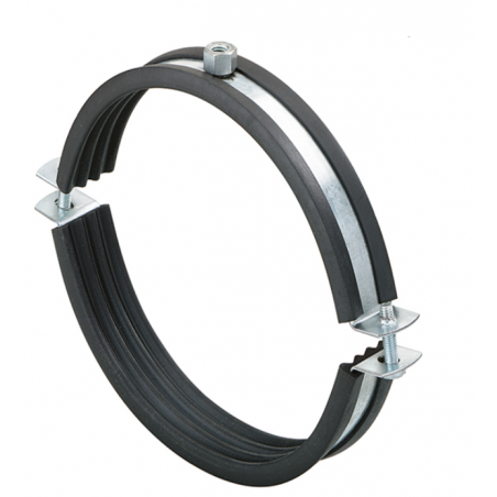 Collarín de fijación aislado para conductos de ventilación