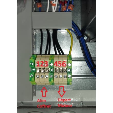 Variador de velocidad con funcionamiento forzado - Trifásico 0,75kw ip55 extracción de humos de serie