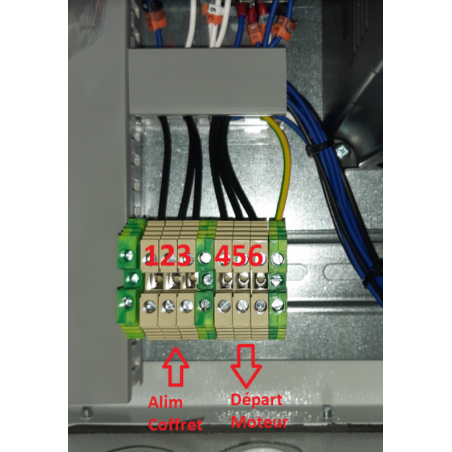 Variador de velocidad con funcionamiento forzado - Trifásico 0,75kw ip55 extracción de humos de serie